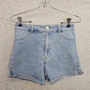 H&M Denim Shorts‎ High Waist Stretch Women's Size 2